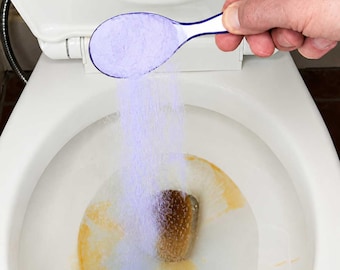 Fizzclean, Foaming Toilet Cleaner Powder, No Scrub Bathroom Cleaner, Toilet Bowl Stain Remover, Hard Water Limescale Cleaner, Bathroom Gift
