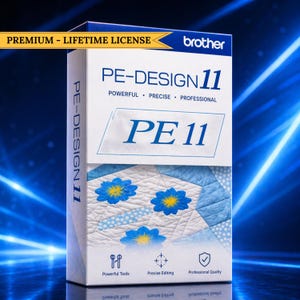 PE Design 11 Embroidery Software Lifetime License | Instant Download