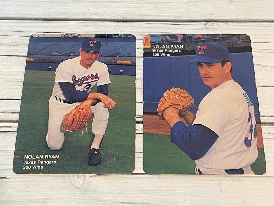 Nolan Ryan 1991 Mothers Cookies Baseball Cards 300 Wins Cards