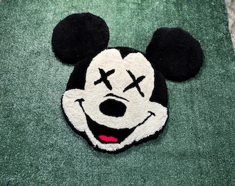 Micky mouse tufted rug