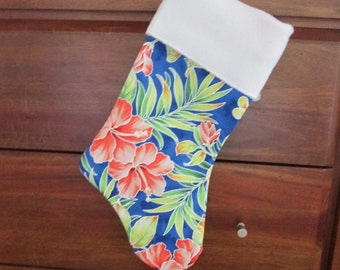 Hawaiian Christmas Stocking