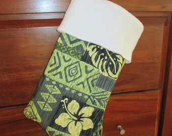 Hawaiian Christmas Stocking