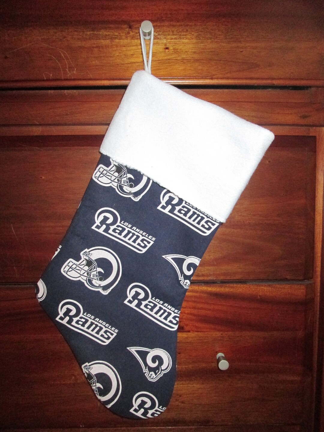 Los Angeles Rams Handmade Christmas Stocking Etsy