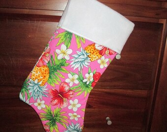 Hawaiian Christmas Stocking