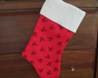 Mickey Mouse Handmade Christmas Stocking