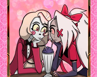 Un frullato, per favore, 03, Carta fan di Hazbin Hotel