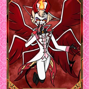 Lucifer Hazbin Hotel Trading Cards - Etsy