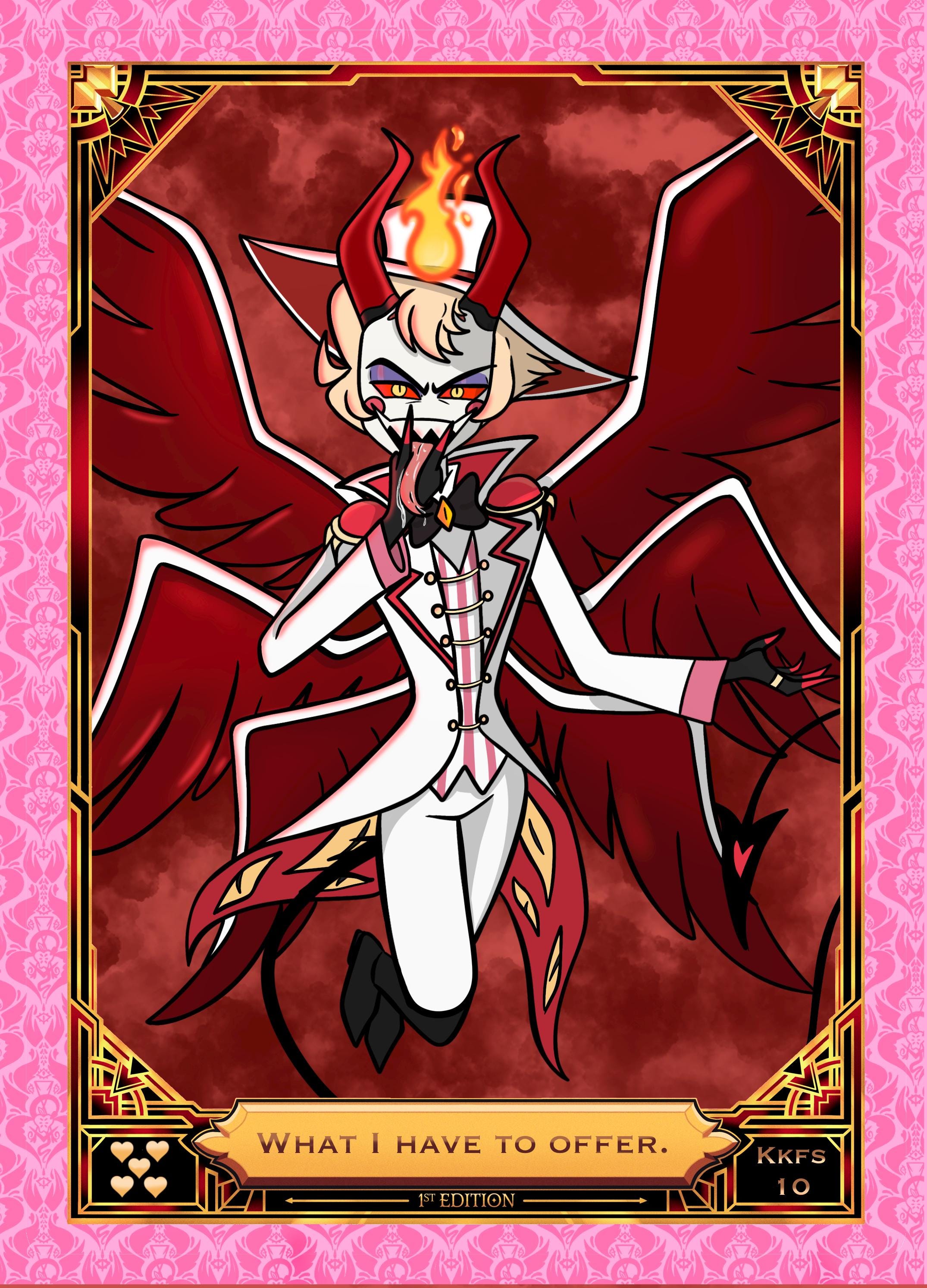 Hazbin Hotel Lucifer Cards - Etsy