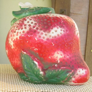 Strawberry Cookie Jar Sears American Bisque