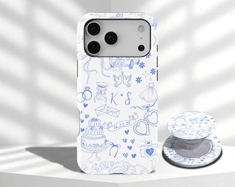 Wedding Phone Case,Bride and Groom Protective Anniversary Case, iPhone 17 16 15 14 13 12 11 Pro Max, Samsung Galaxy S26 S25 S24 S23 Ultra