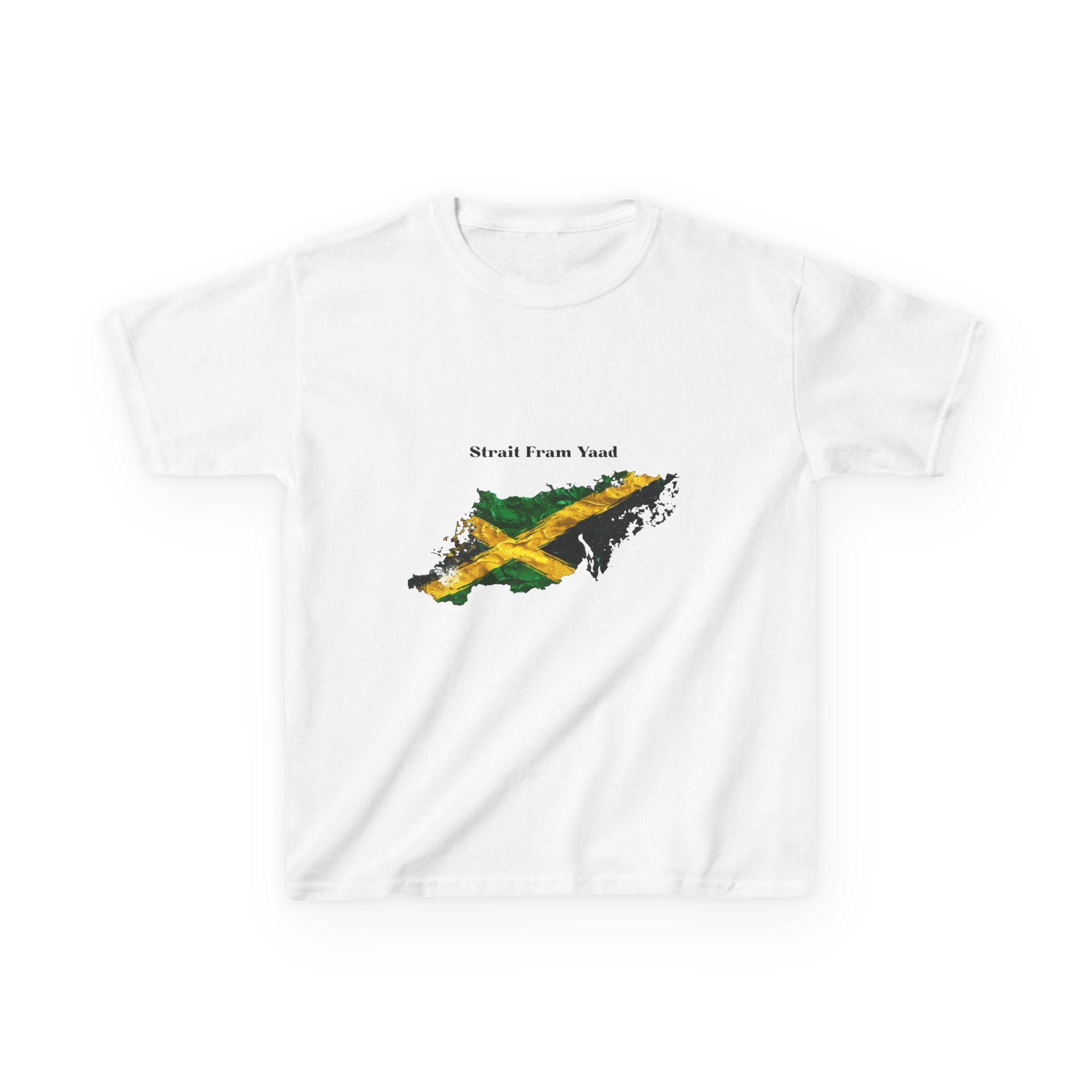 Jamaica Flag Map Kids Tee | Island Map, Rastafari Colors - Etsy
