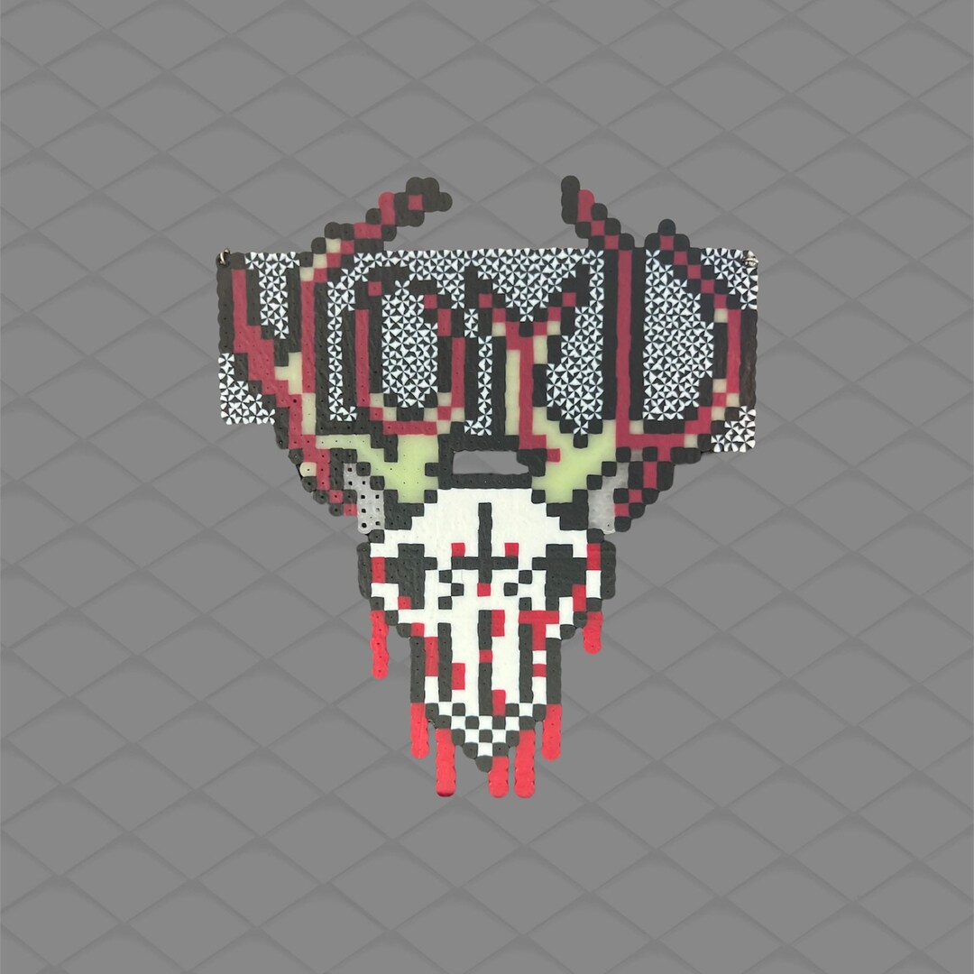 VOYD Svdden Death Skull Antler Logo Perler UV Reactive Etsy