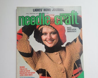 Ladies Home Journal Needle and Craft Magazine, Vintage 1975