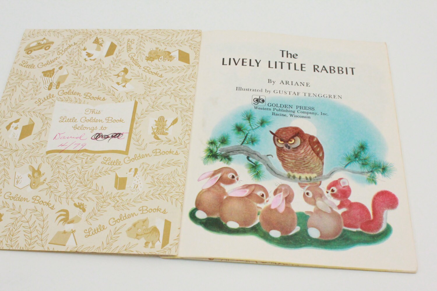 Little Golden Book, Lively Little Rabbit, Vintage 1978 - Etsy