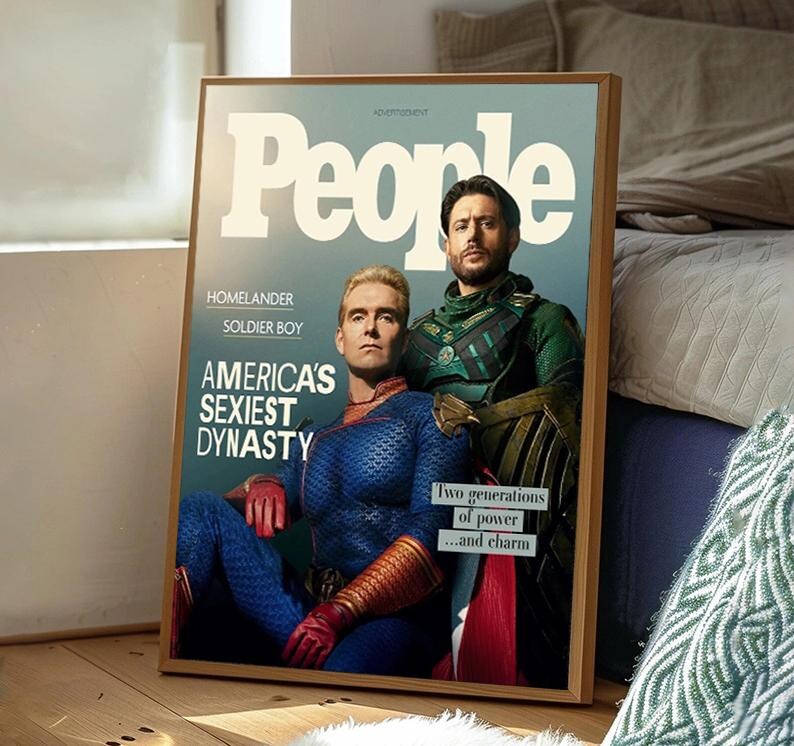 Homelander Magazine The Boys TV Show Poster Homelander Soldier Boy People Magazine, Music ...