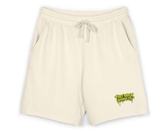 Uniseksowe, lekkie, polarowe spodenki dresowe barwione w masie