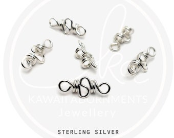 925 Sterling Silver Mini Loc Jewelry x 6 / loc jewelry / loc adornments / hair Jewelry will fit Sisterlocks ™ or Microlocs 2.5mm, 3mm hole