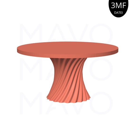 3D Druck 3MF Cake Stand 'Velvet' | Moderner Tortenständer Datei | Scallop Cake Stand | Dessert Display| Digital Download,Kommerz. Nutzung