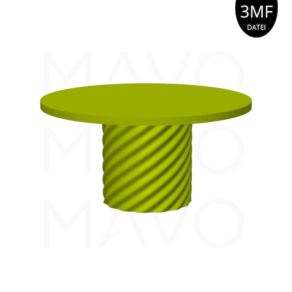 3D Druck 3MF Cake Stand 'Ivory' | Moderner Tortenständer Datei | Scallop Cake Stand | Dessert Display | Digital Download | Kommerz. Nutzung