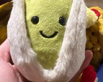 Pistachio Plush Toy – Cute Smiling Nut Stuffed Doll, Kawaii Soft Plushie Home Decor Gift