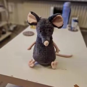 Sad Rat Plushie 25cm | Funny Meme Rat Toy | Soft Stuffed Animal | Cute Room Decor | Gift Idea