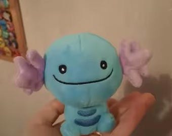 Adorable Wooper Plush 13cm, Soft Cute Anime Toy, Collectible Gift Idea for Plush Lovers