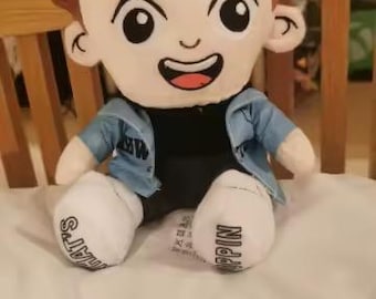 Cute Cartoon Character Plush Doll | Soft Stuffed Toy | Kawaii Collectible Plush | Birthday Gift for Fans