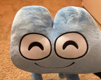 Blue Four Plush – BFDI Inspired Soft Cartoon Character Stuffed Toy