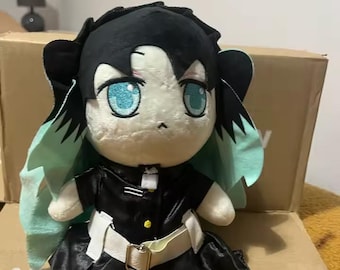 Blue Hair Swordsman Plush Doll – Cute Anime Inspired Cosplay Plushie, Soft Kawaii Collectible Gift