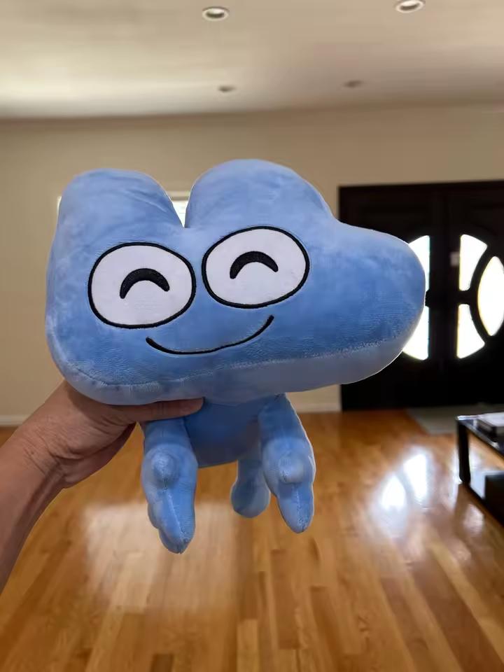 Blue Four Plush – BFDI Inspired Soft Cartoon Character Stuffed Toy - Etsy