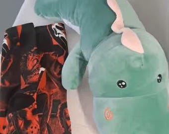 Large Dinosaur Plush Pillow – Cute Soft Stuffed Animal