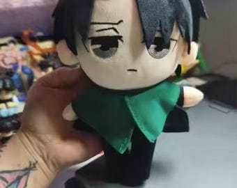 Cute Levi Ackerman Chibi Plush – Attack on Titan Anime Fan Soft Toy
