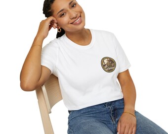 Vintage Camper Circle Patch tee | T-Shirt