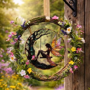 May include: A distressed wooden sign with the words "Welcome to our home" in white lettering. The sign has a rustic finish, ideal for a front porch or hallway, creating a welcoming atmosphere.