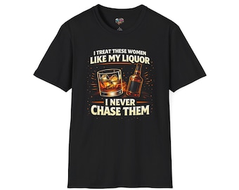 Whiskey & Rocks T-Shirt — Chase Your Dreams Vintage Bar Graphic Tee