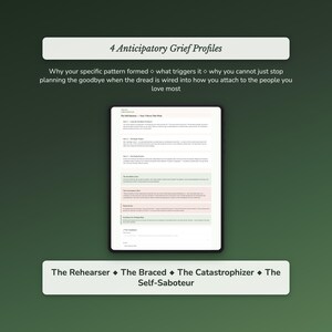 Relationship Self-Sabotage Quiz — results page and personal profile preview