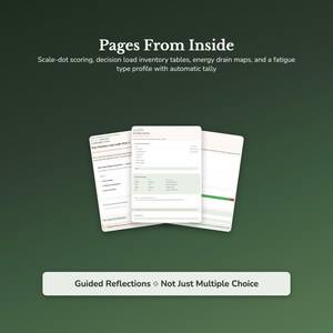 Decision Fatigue Assessment — auto-scoring quiz and results preview