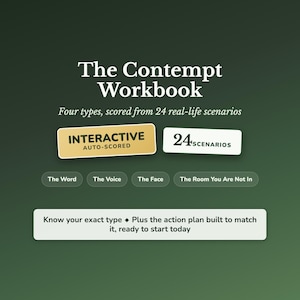 Contempt in Relationships Workbook, Eye Rolling and Sarcasm Quiz, Disrespect From Your Partner, Couples Communication, Relationship Help