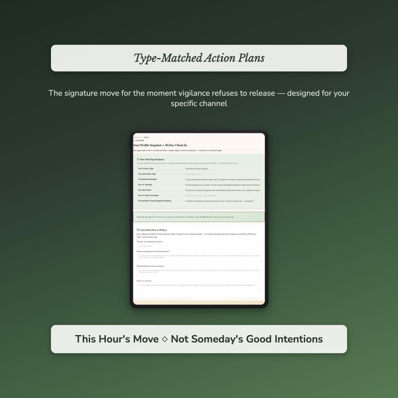 Mental Load Quiz — action plan and next steps preview