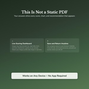 Decision Fatigue Assessment — how the interactive assessment works