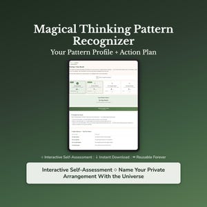 Magical Thinking Workbook – Superstitious Beliefs , Overthinking – Interactive Quiz