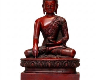 11 Inch Shakyamuni Buddha Statue: Serene Meditation Sculpture for Home Decor