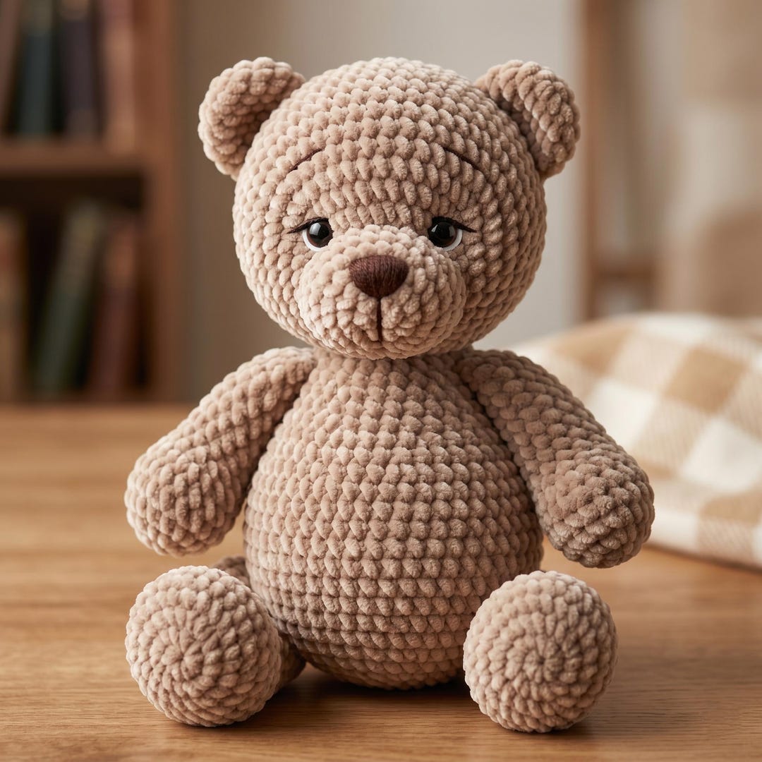 Amigurumi Teddy Bear Crochet Pattern | Plush Stuffed Animal Toy PDF - Etsy