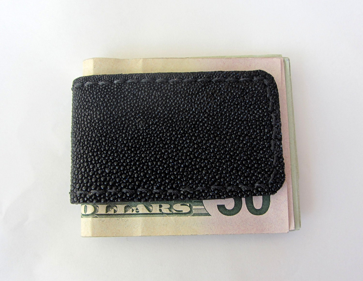 Amazon.com: Stainless Steel Brushed Black Stingray Money  Sting Ray Money Clip display picture 1