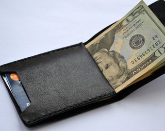 Leather wallet - Hand stitched