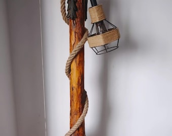 Lampada rustica, treppiede