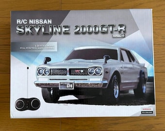 Ny - Ny radiostyrd Nissan Skyline 2000 GT-R KPGC10 Skala 1:20 – Helt ny radiostyrd bil, officiellt licensierad JDM klassisk radiostyrd bil