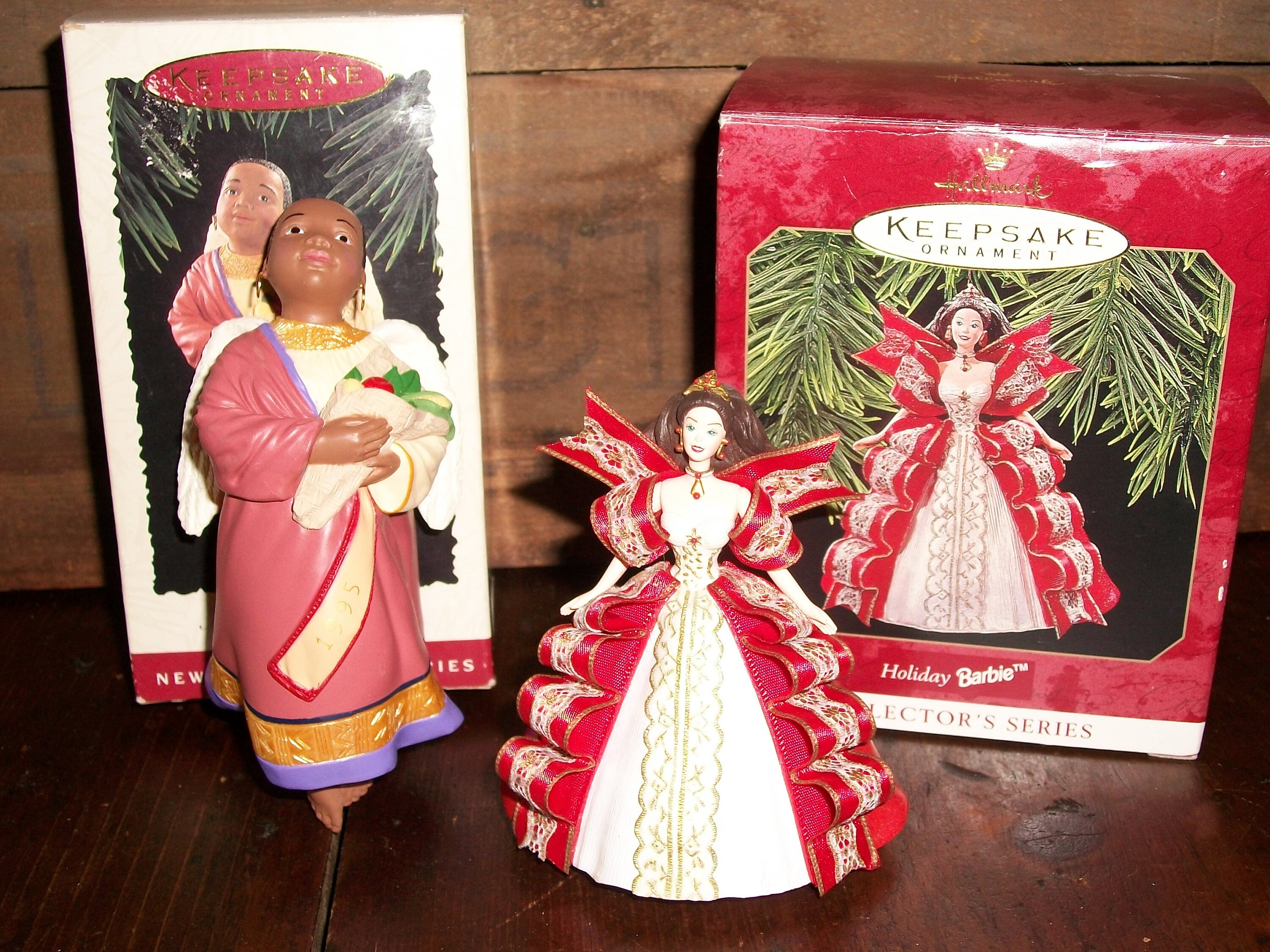 Vintage Hallmark Keepsake Holiday Tree Ornaments..1995 Holiday Etsy