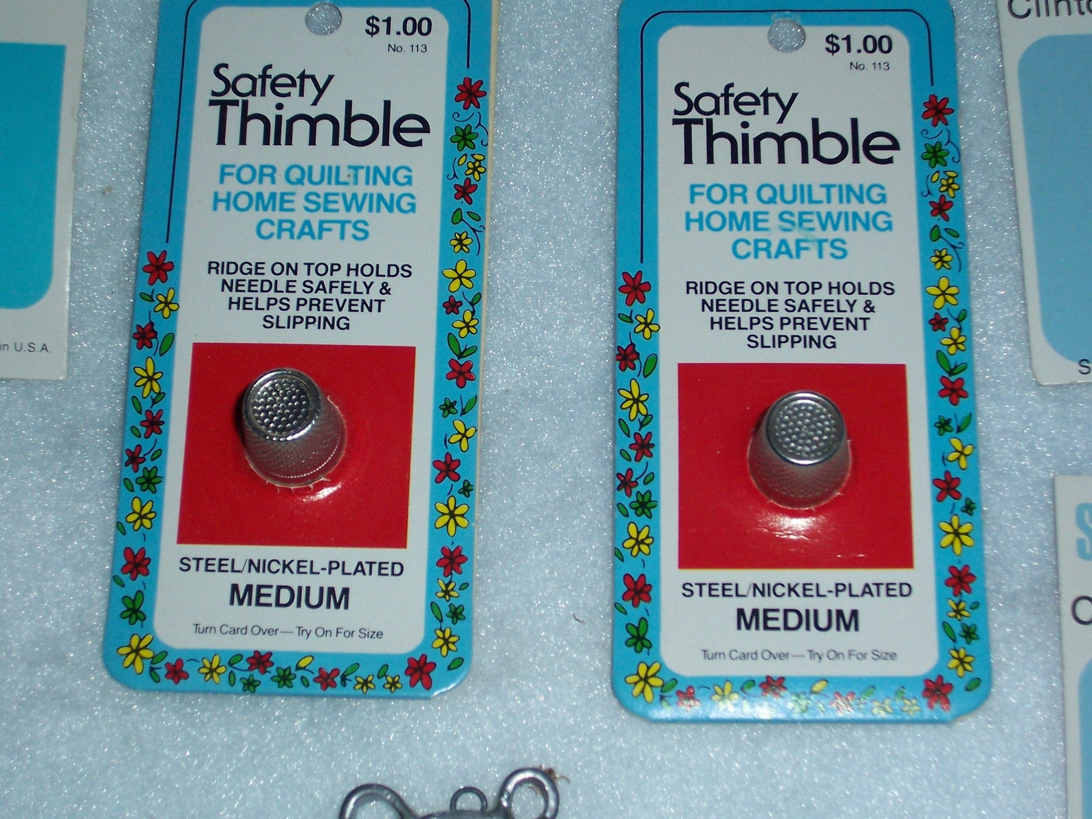 Vintage Thimbles...Set of Six Thimbles..New in Package...Mid Etsy