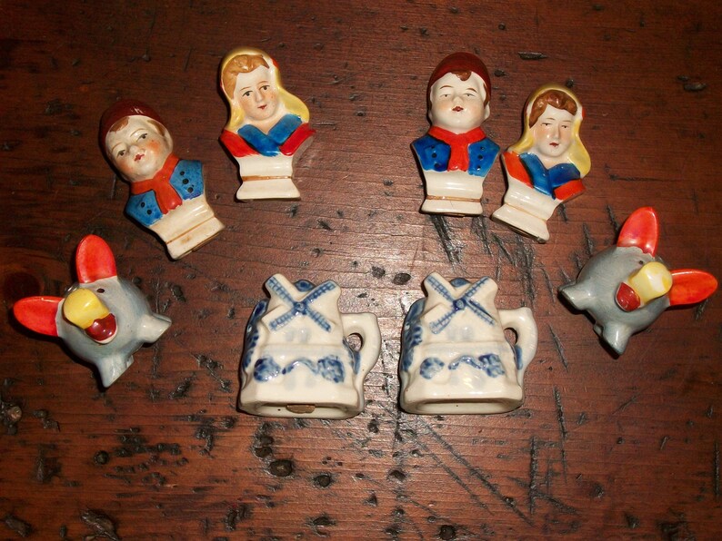 Occupied Japan Salt and Pepper Shakers..4 Sets...1940's Etsy